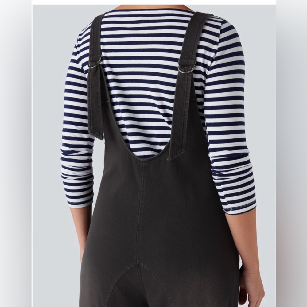 Halara Flex™ V Neck Adjustable Straps Washed Deni… - image 5